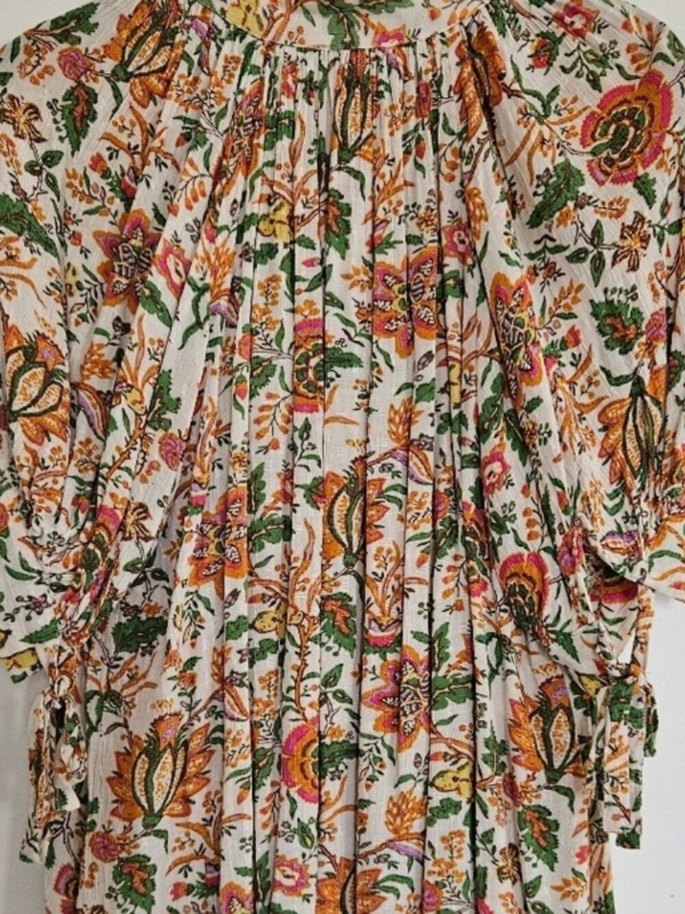 Floral Peasant Top - Picture 2 of 2